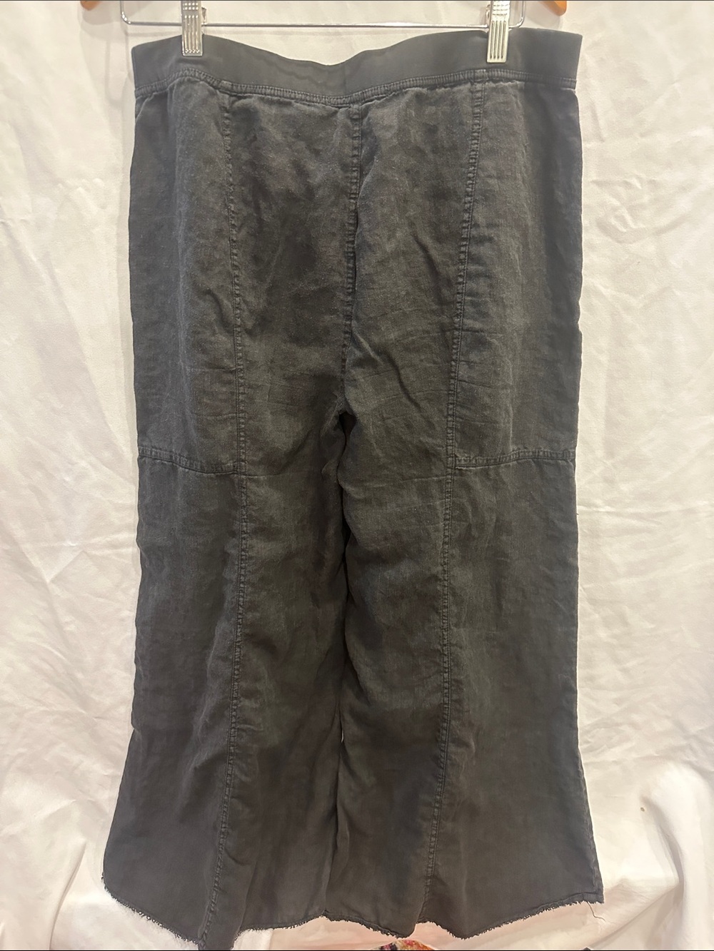 Womens Size larger Black Wide-Leg Casual Pants - Picture 4 of 4